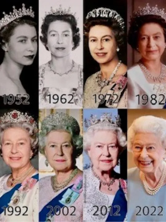 Queen through the ages