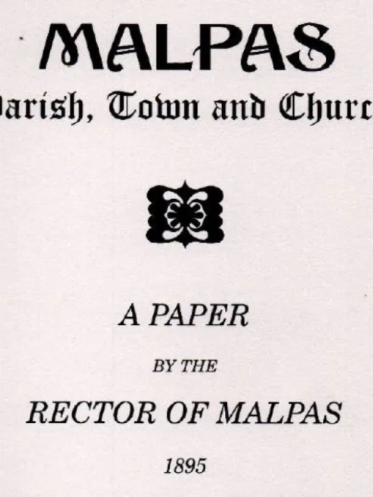 Malpas, Parish, Town and Church