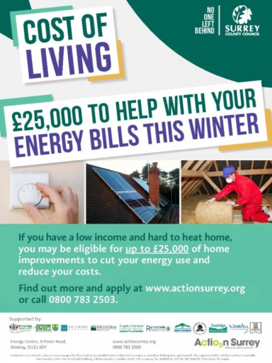 Sustainable Warmth Fund – A5 Leaflet