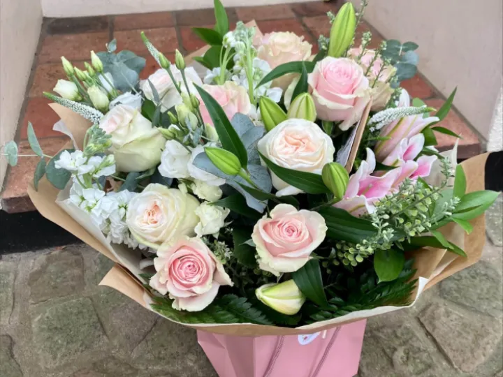 Pink Rose Bouquet