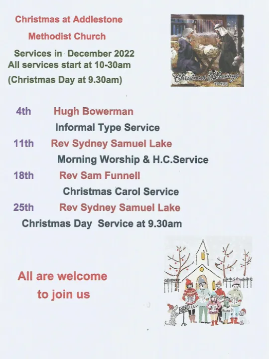 Services in December 2022