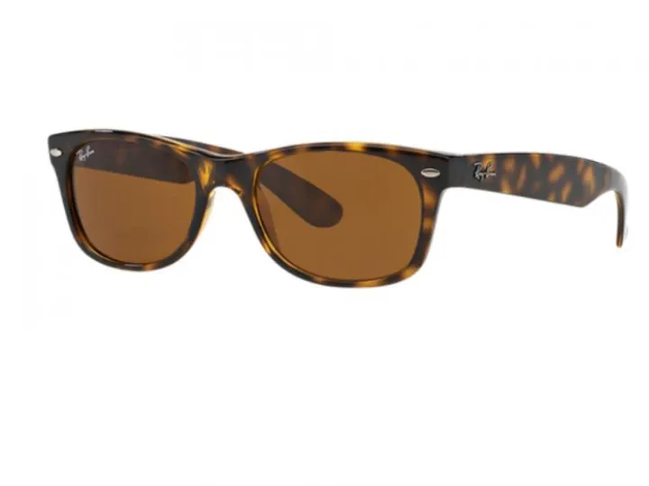 Ray-Ban New Wayfarer In Light Havana With Crystal Brown Lenses RB2132 710