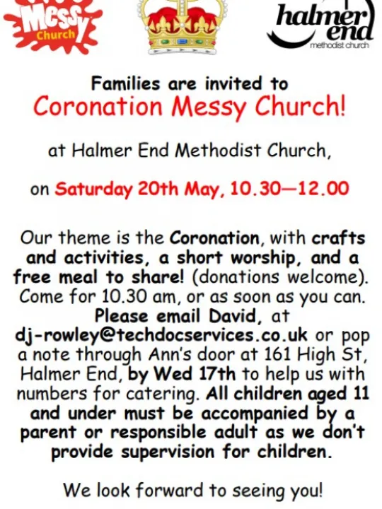 Coronation Messy Church_Halmer End Methodist Church_200503