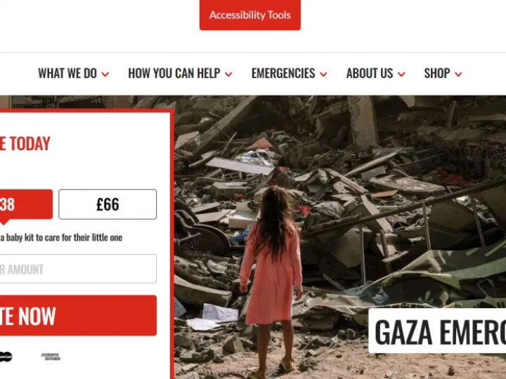 Save The Children &ndash; Website image