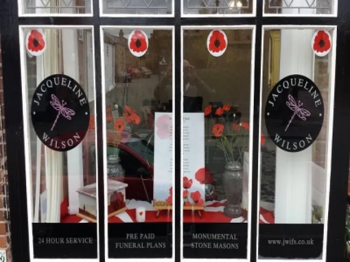 Poppy window display