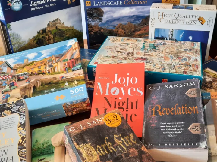TMC Jigsaw and book sale