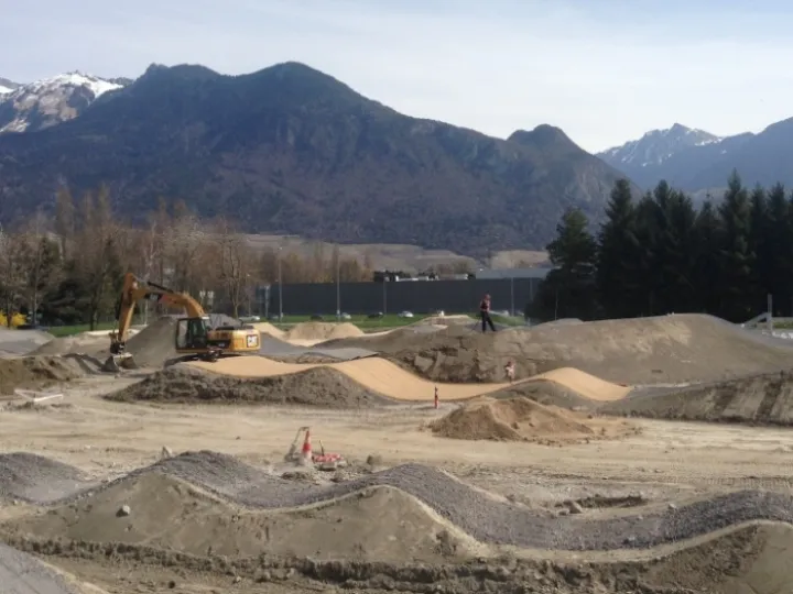 Building a BMX track