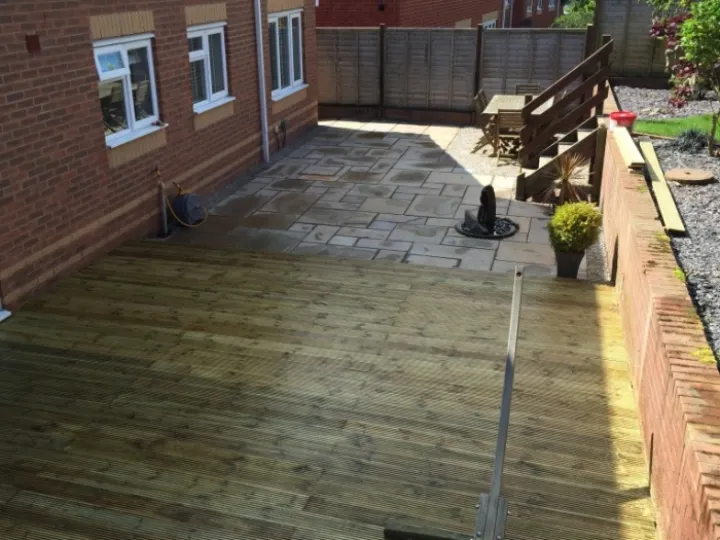 domestic block patio and boards