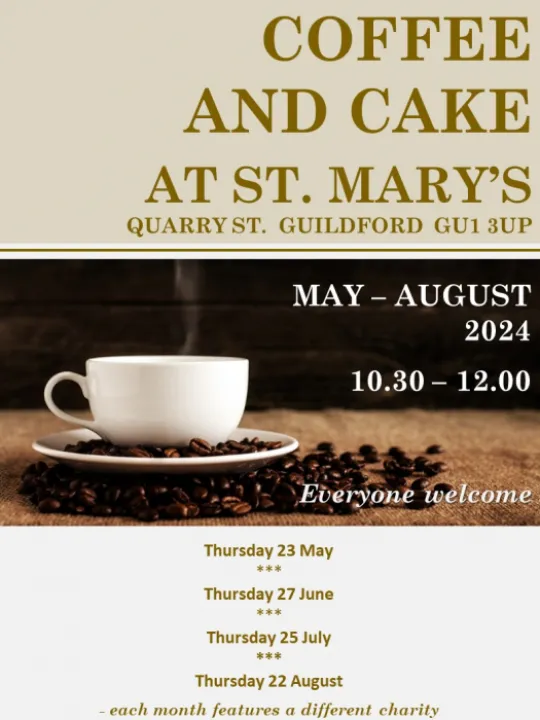 Coffee & Cake May – August 2024