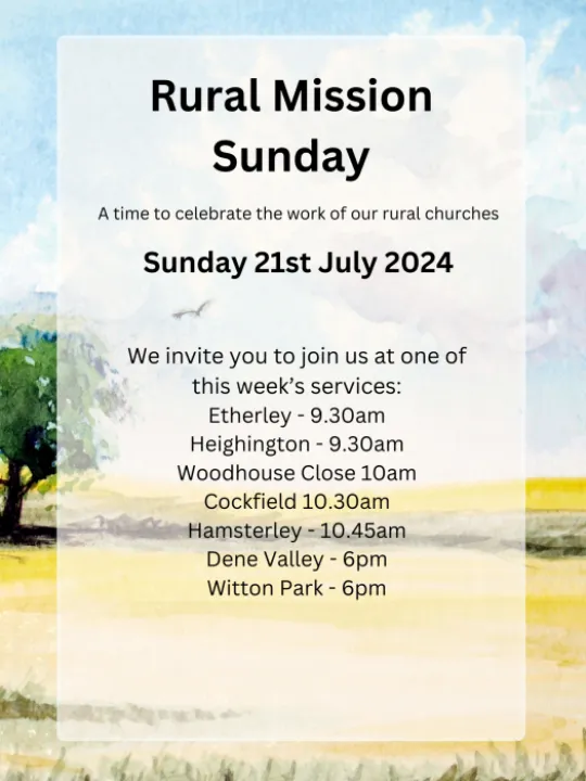 Rural Mission Sunday