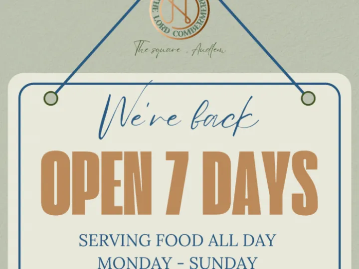 We'Re Open Sign Instagram Post