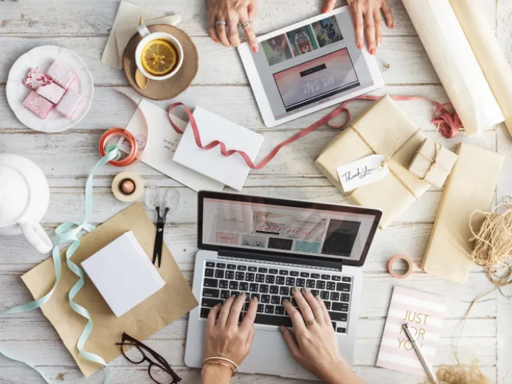 Desktop, laptop, crafts