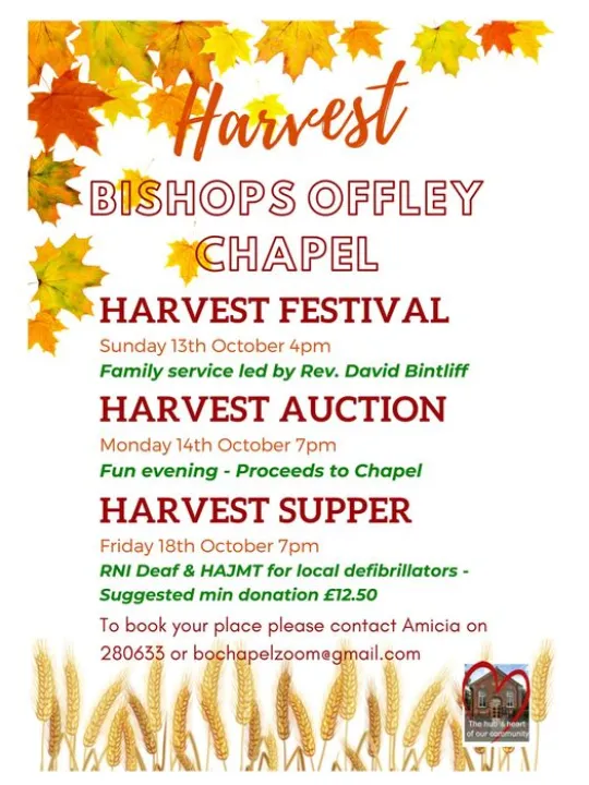Harvest at Bishops Offley