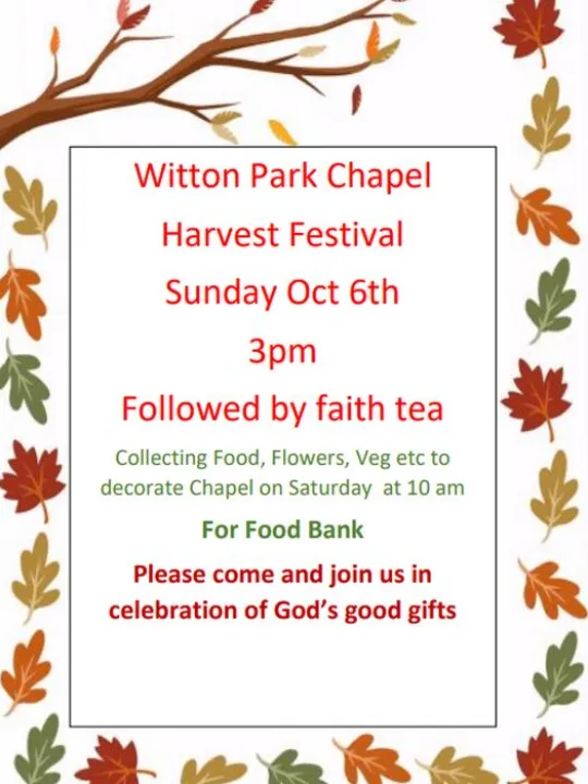 Witton Park Harvest Festival Oct 2024