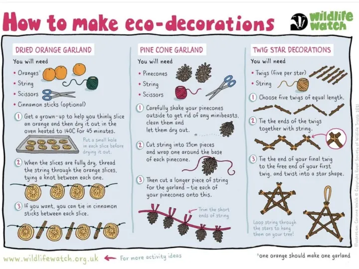 Eco xmas decs