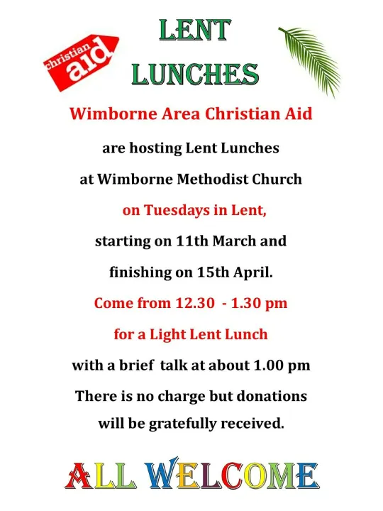 Wimborne Lent Lunches