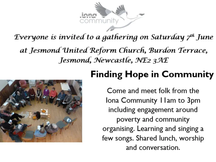 Finding Hope in Community