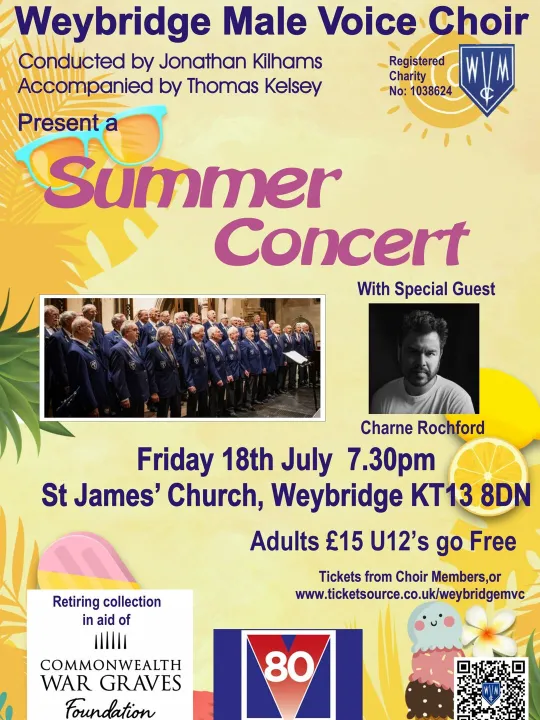 Weybridge Male Voice Choir July 2025