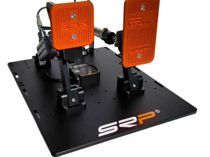 Sim racing rig pedal set