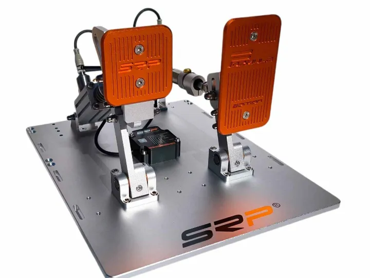 Sim racing rig pedal set