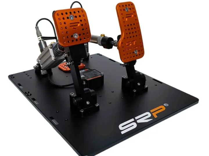 Sim racing rig pedal set