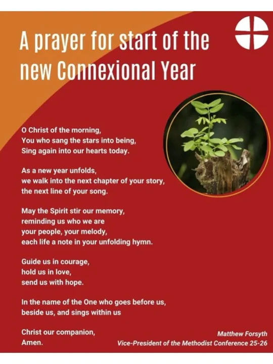 New Connexional Year Prayer