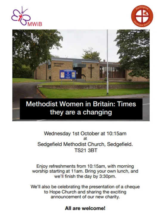 Mwib Sedgefield Poster 01.10.2025