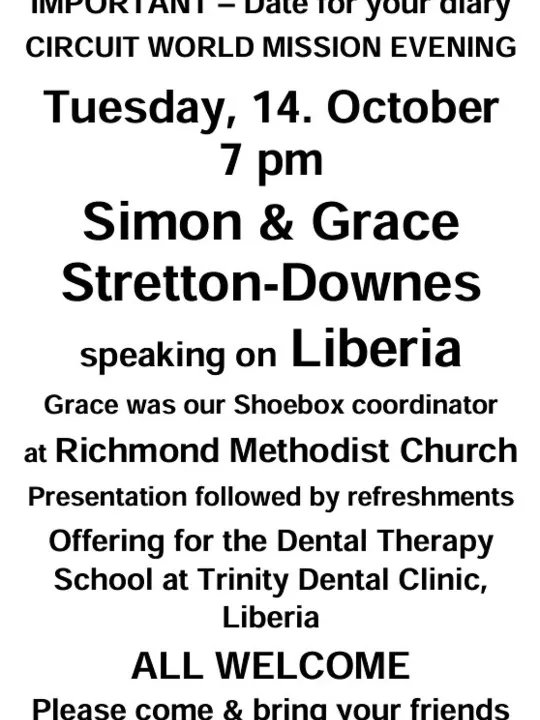 Circuit World Mission Evening Richmond 14.10.2025