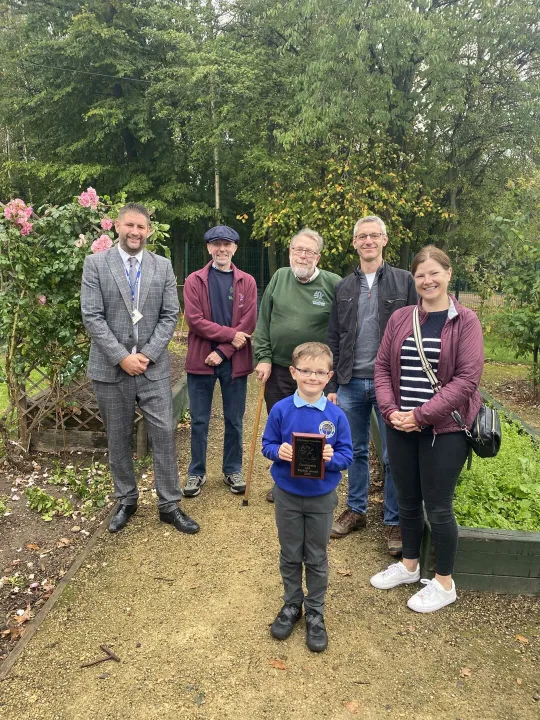 Zac Skillkinbgs  + Parents, Trustees & Andy Davies