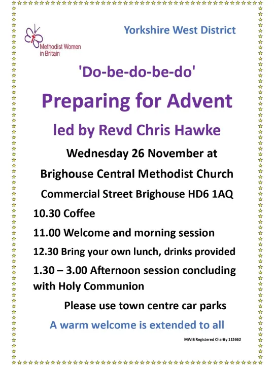 District Mwib Advent Poster 2025