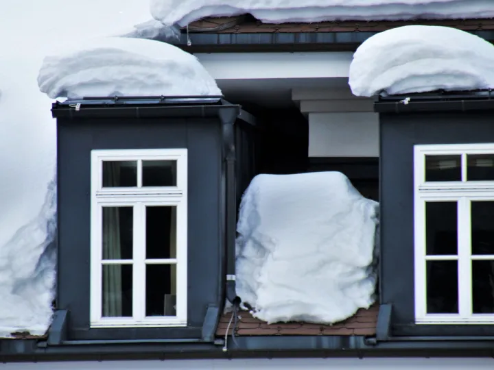 Windows in snow
