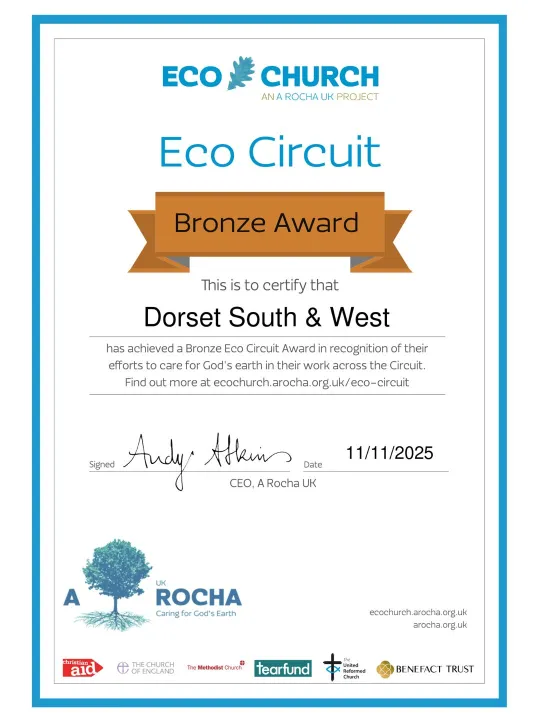 Dorset South & West Methodist Circuit Eco-Circuit-