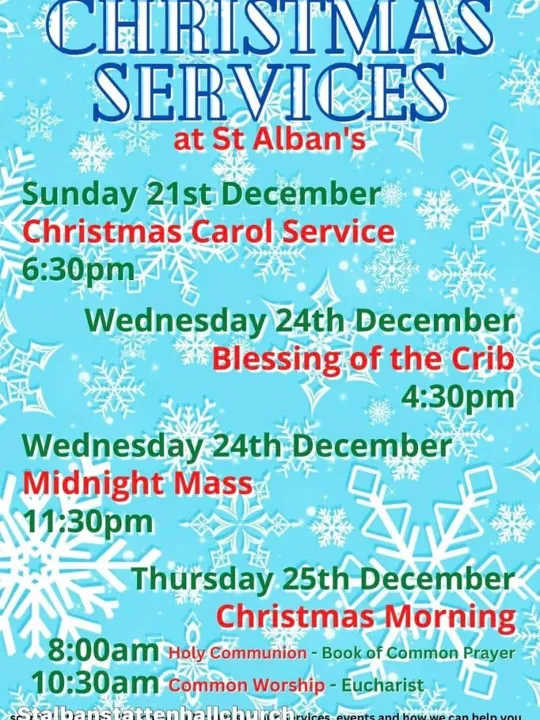 Christmas Services at St Alban&rsquo;s Church