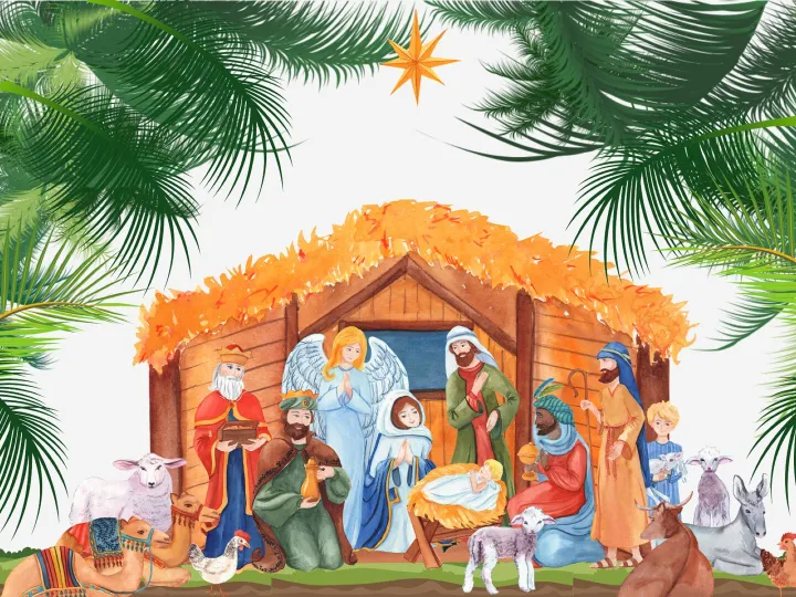 Colorful Festive Happy Birthday Card (Postcard (A6