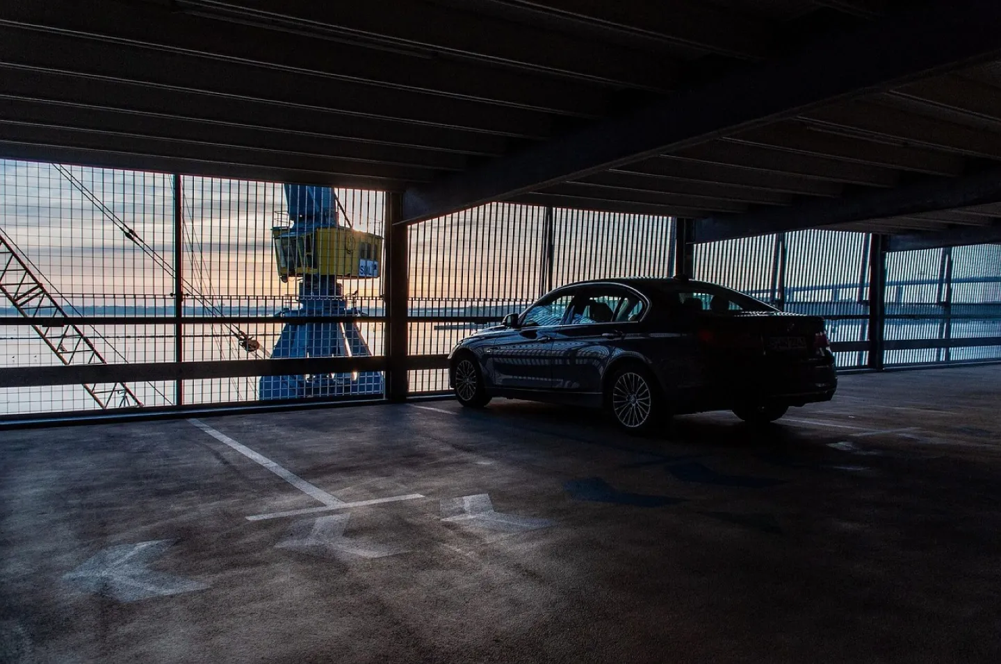 Multi storey car park, automobile, parking spot