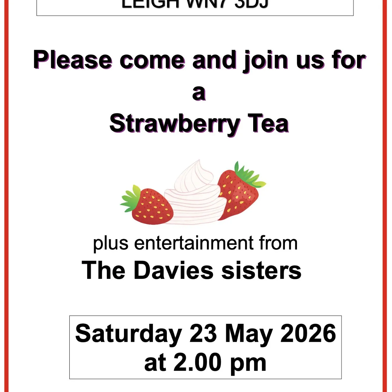 Strawberry Tea at Bedford (May 2026)