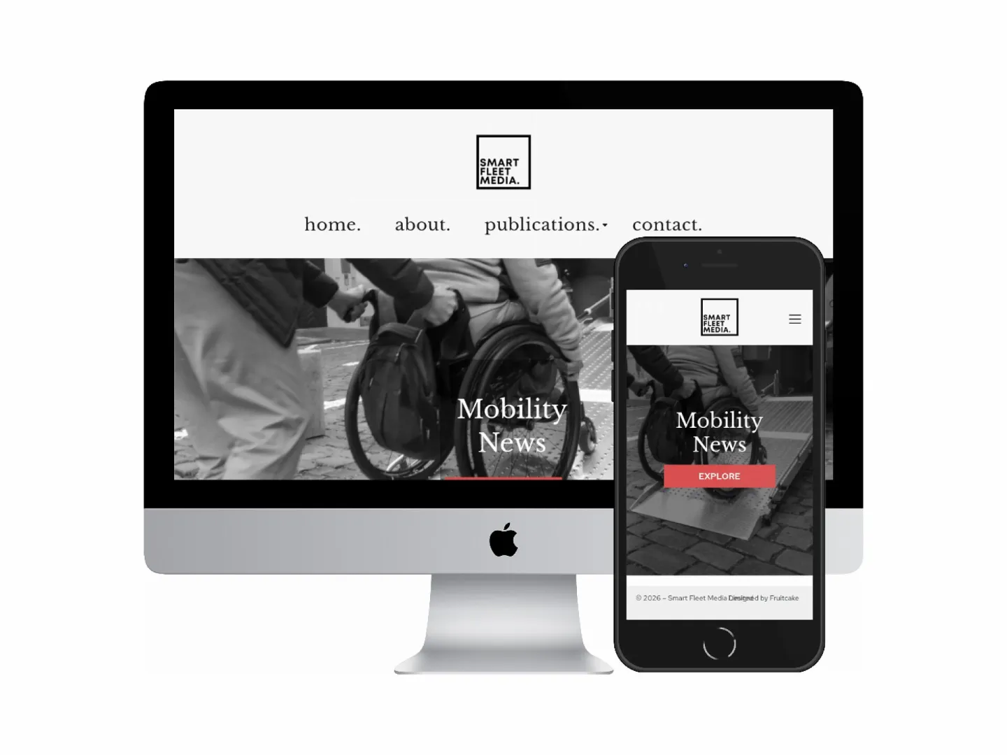 Responsive website design by Fruitcake Media for Poynton business