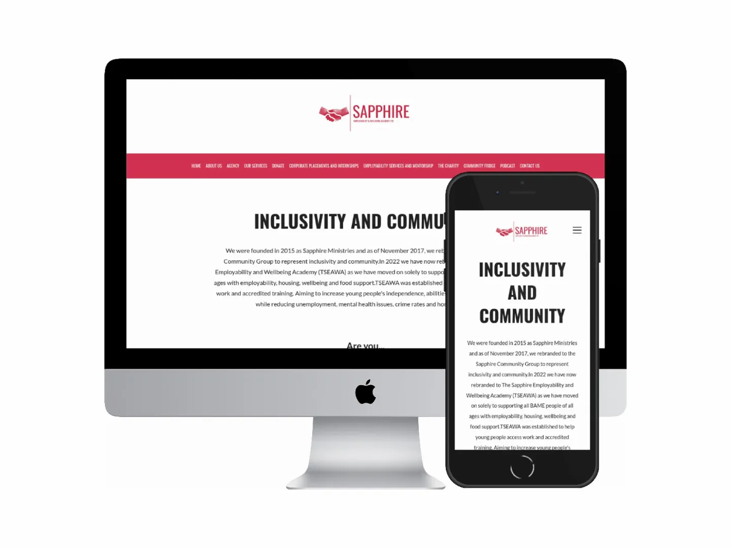 Professional web design by Fruitcake Media for Knutsford business