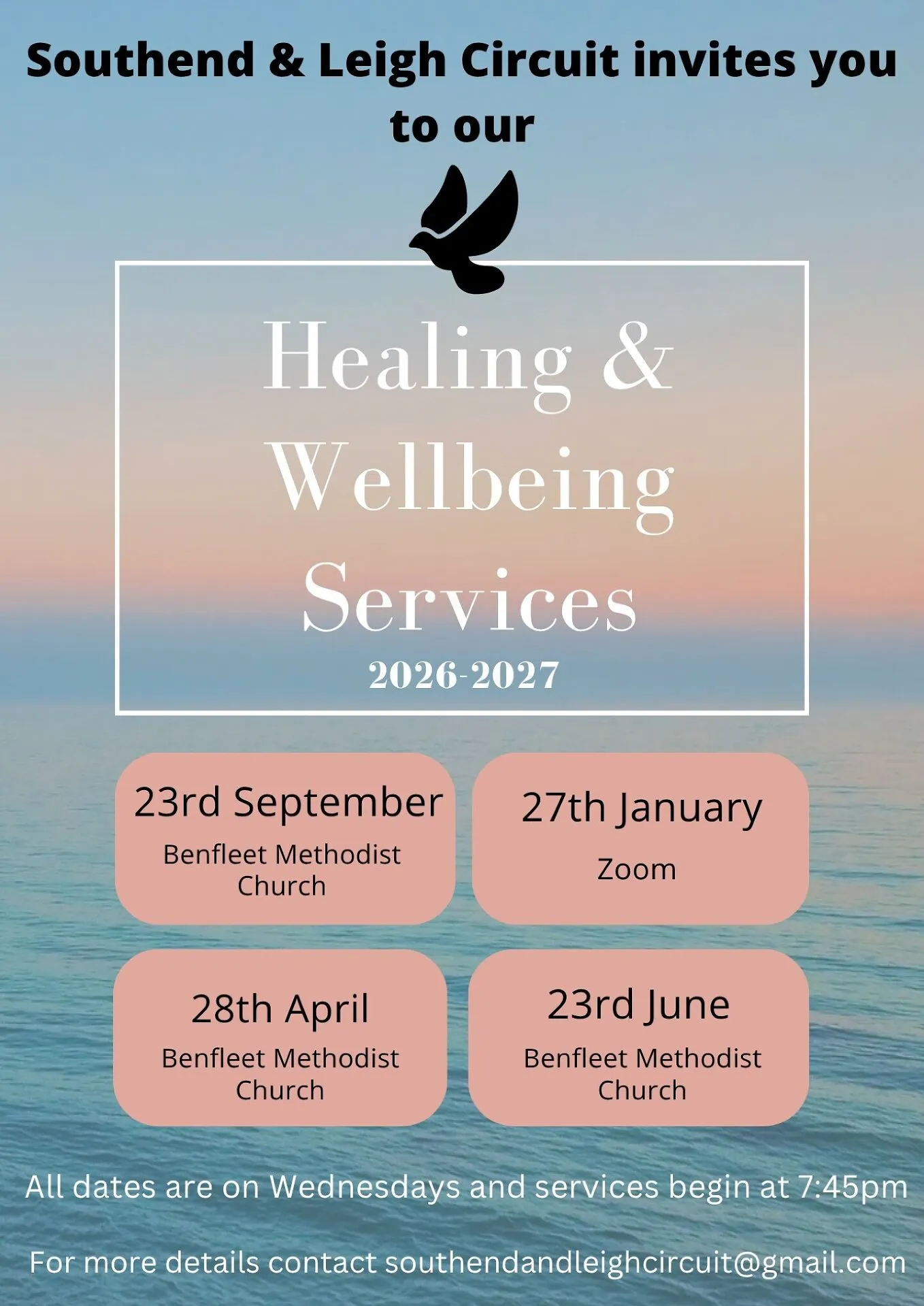 Healing & Wellbeing Services 2026-27