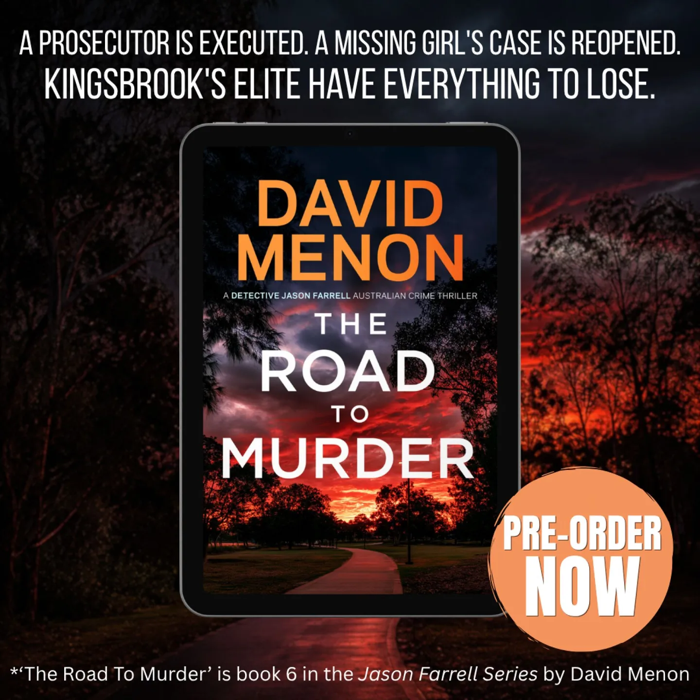 The Road to Murder by David Menon – pre-order now
