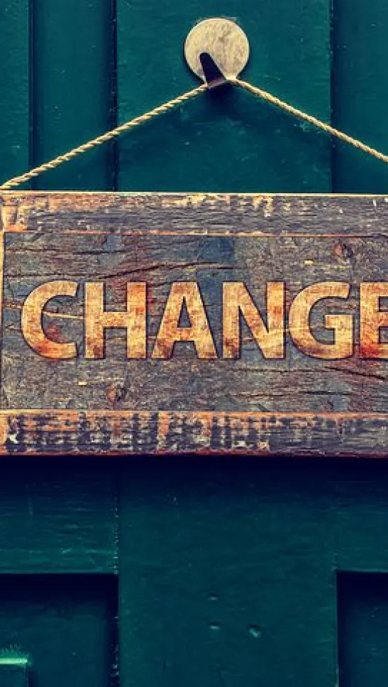change sign