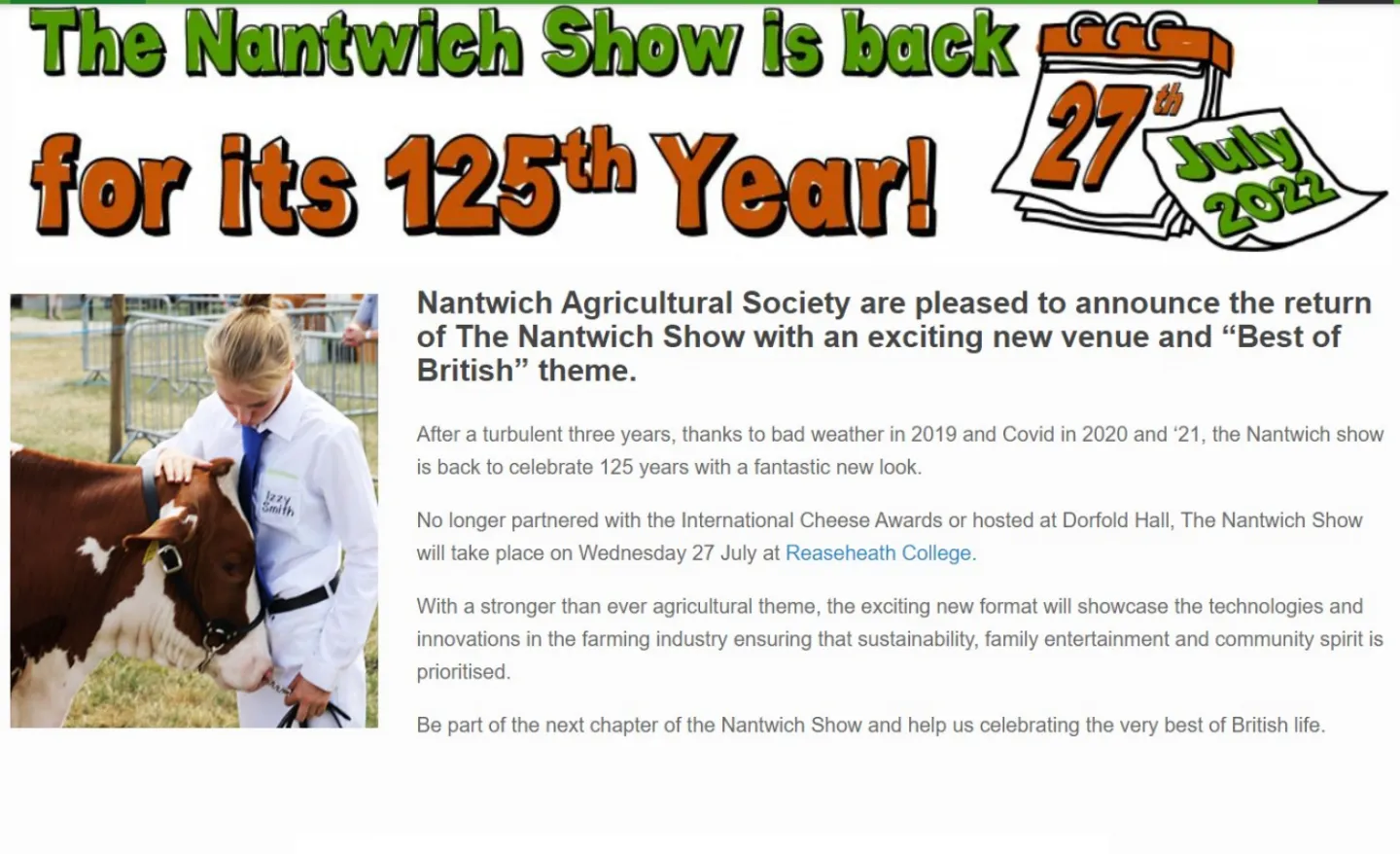 nantwich show