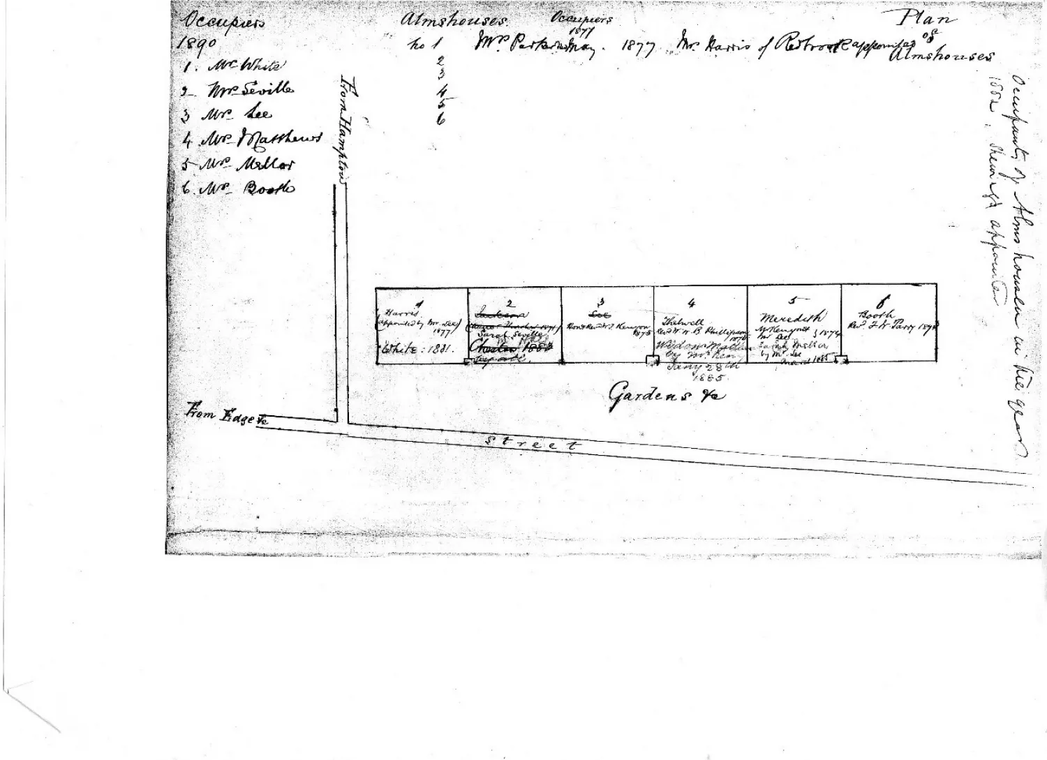 Wigfield Terrace Plan