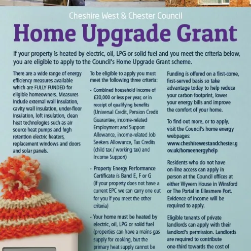 Home Upgrade Grant