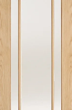 Oak Lincoln Glazed 3L Clear Glass