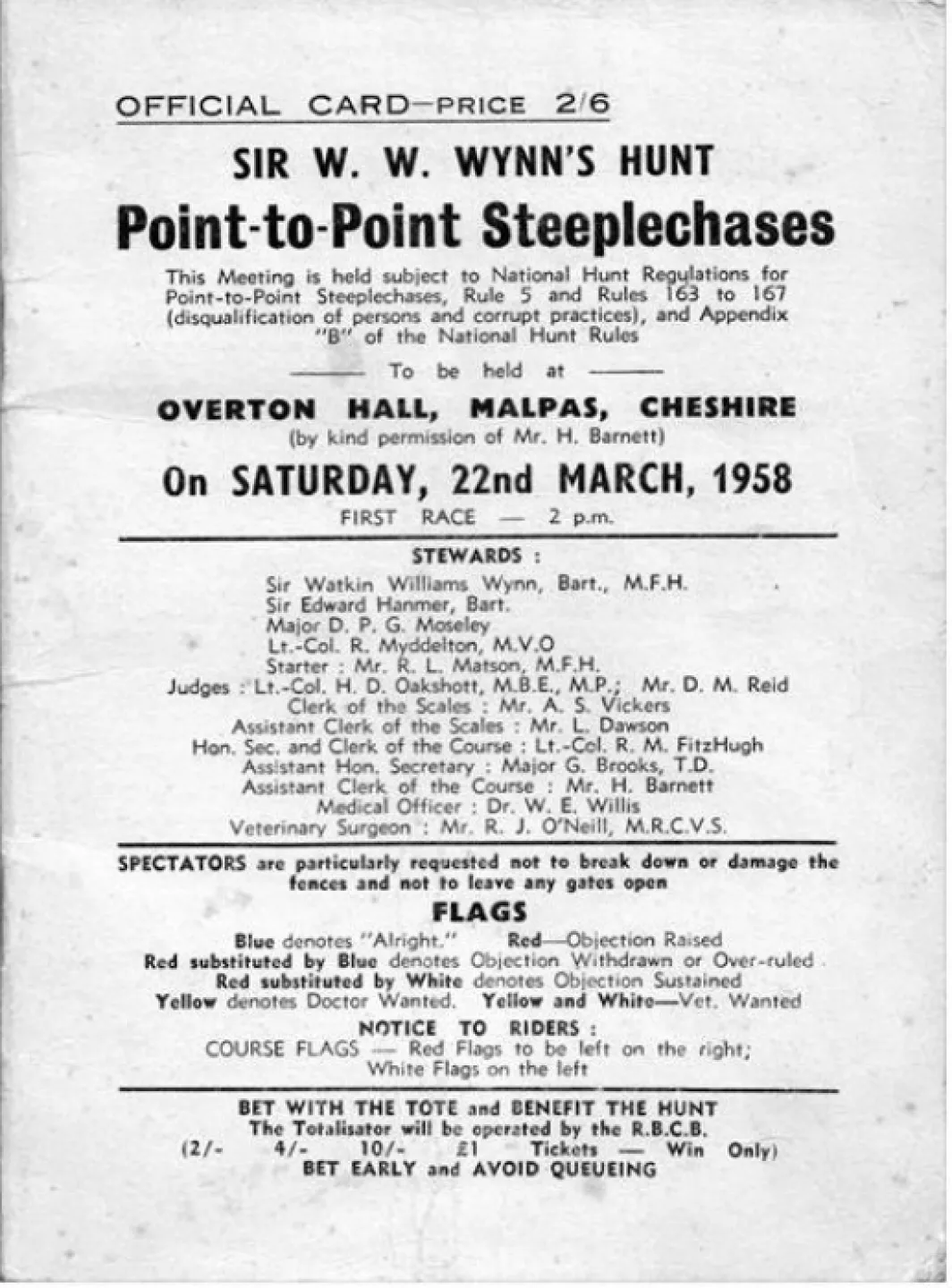 Overton Hall Races