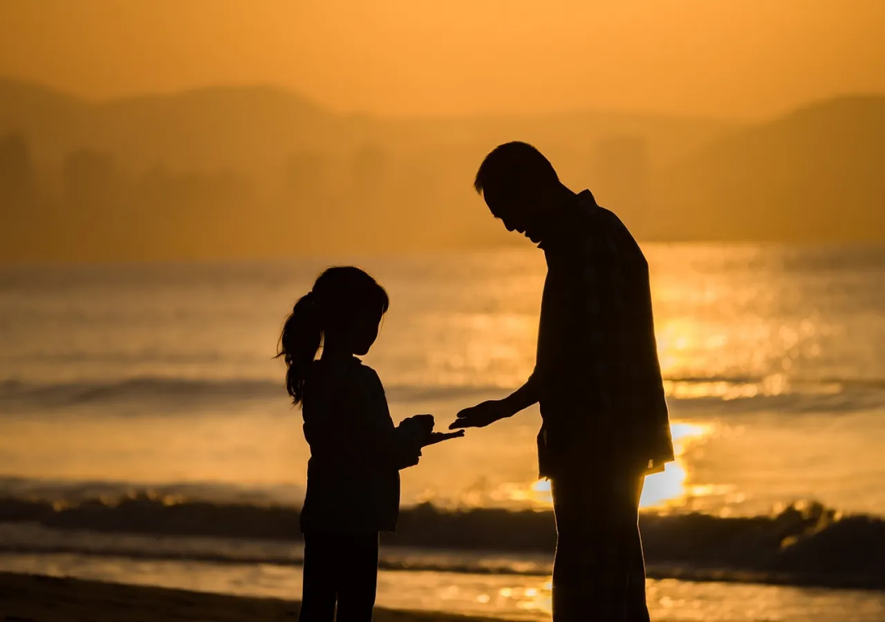 Fatherhood, nature, daughter