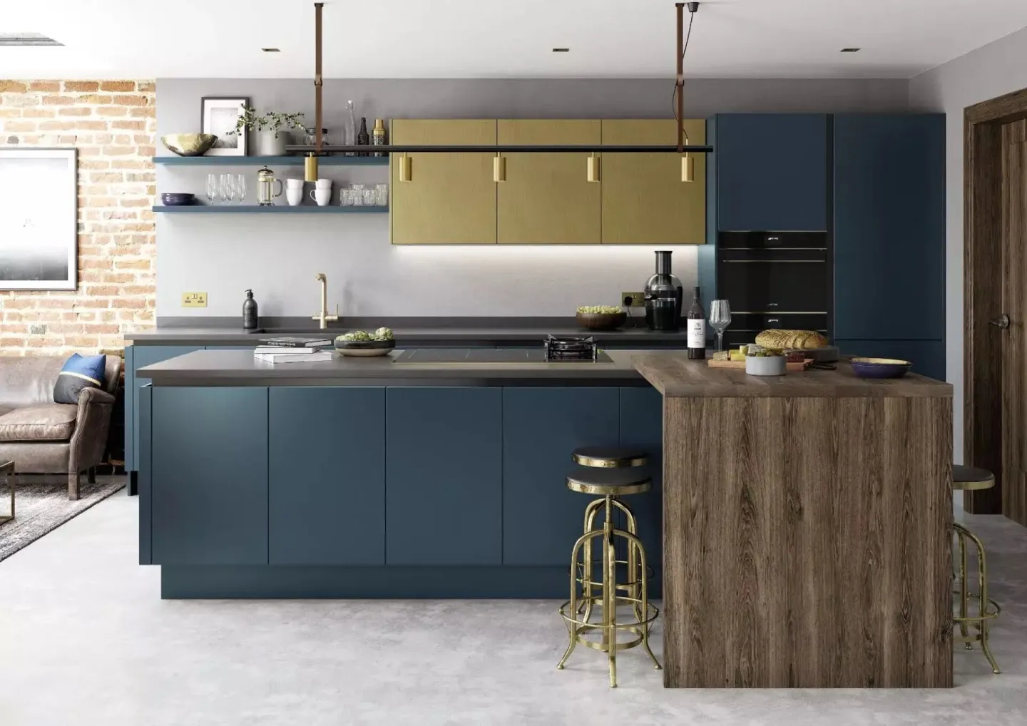 Alku Modern Handleless Kitchen