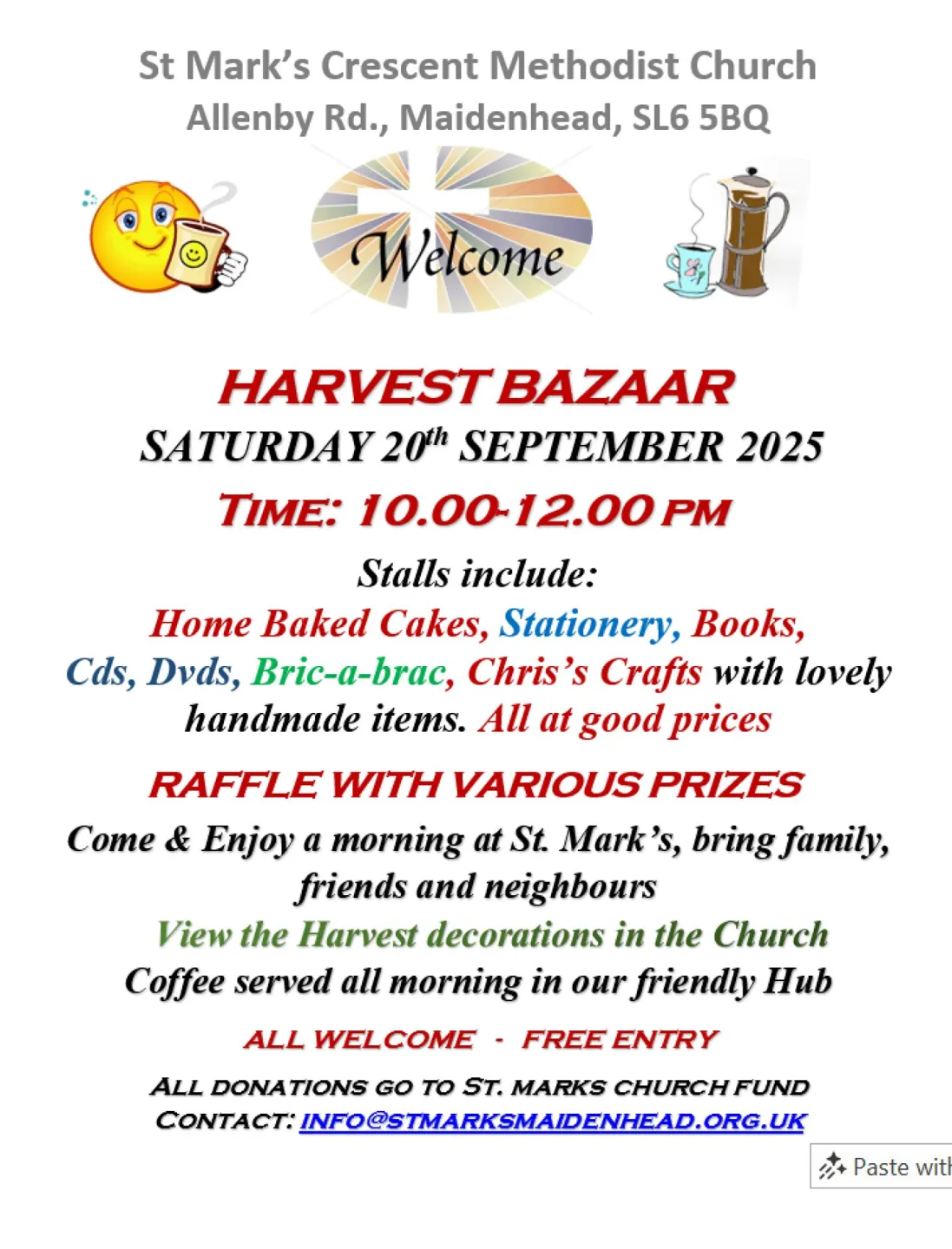 harvest bazaar