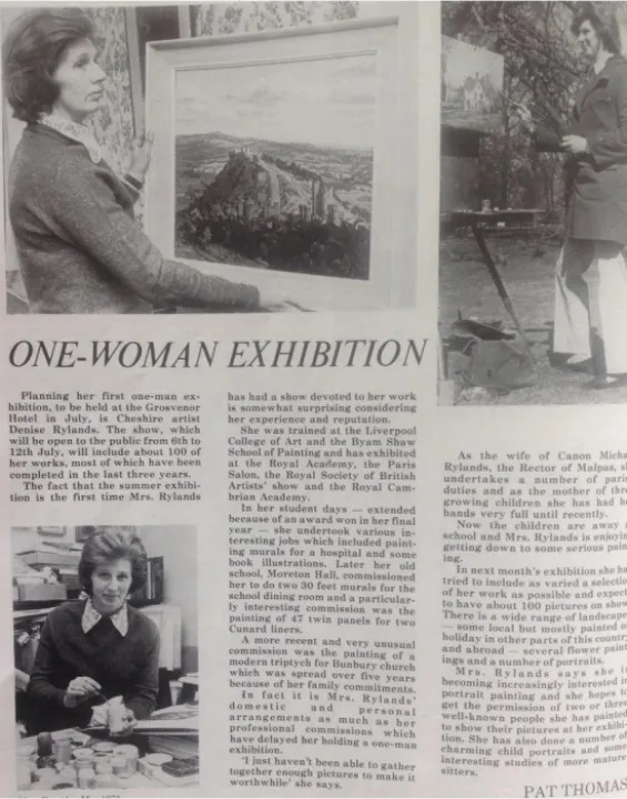 One Woman Exhibition